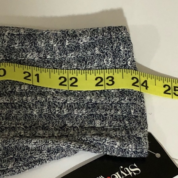 Style &n Co Cowl Neck Marled Full Top 3X - Picture 7 of 8